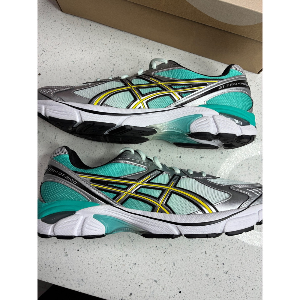 New ASICS GT-2160 Teal Gold Men's size 12 - 1203A783-300 - Picture 2 of 10